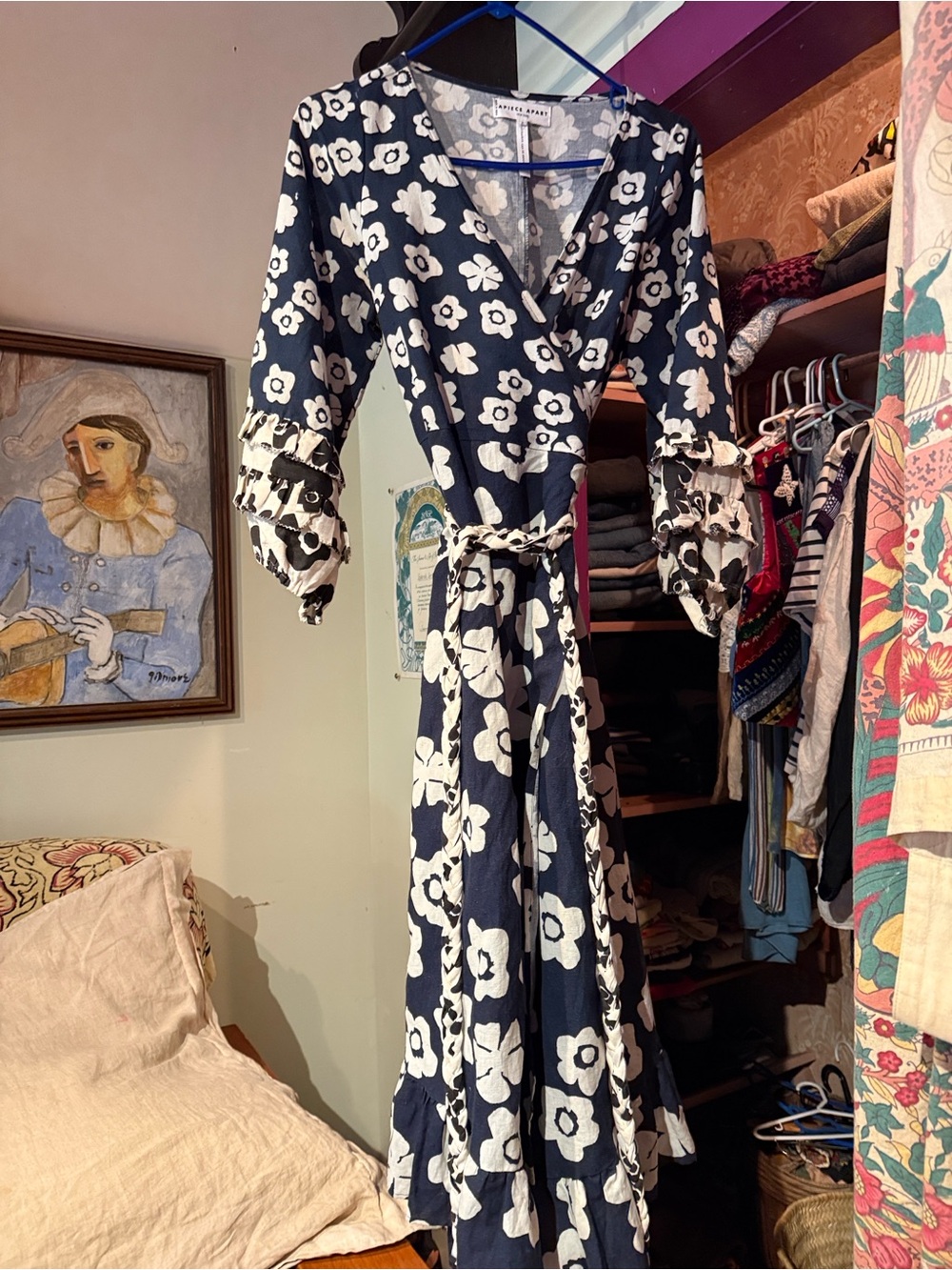 Apiece Apart wrap dress